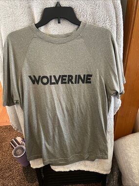 Wolverine Olive Green Graphic Logo Tee